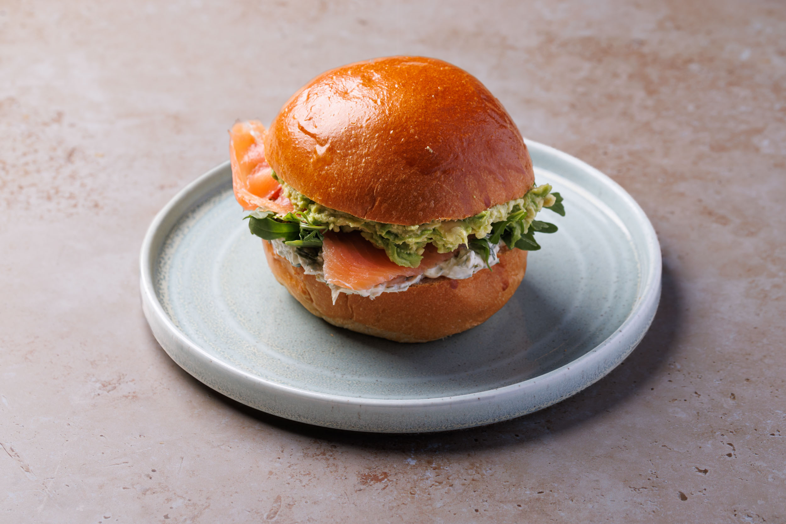 Salmon & Cream Cheese Bagel