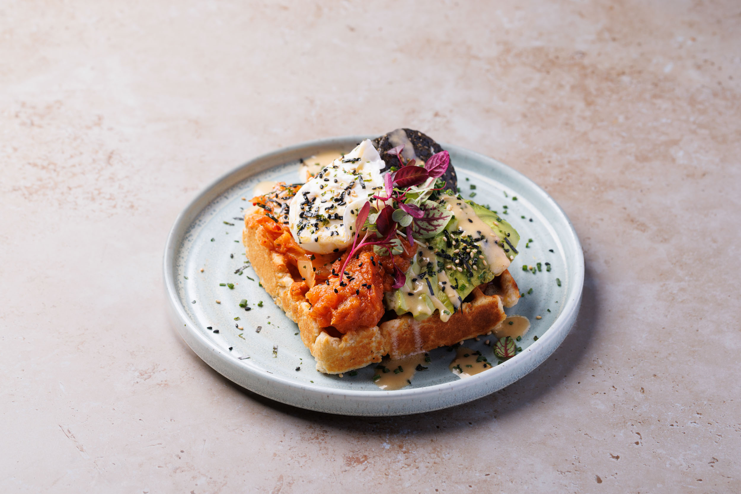 Avocado Waffle